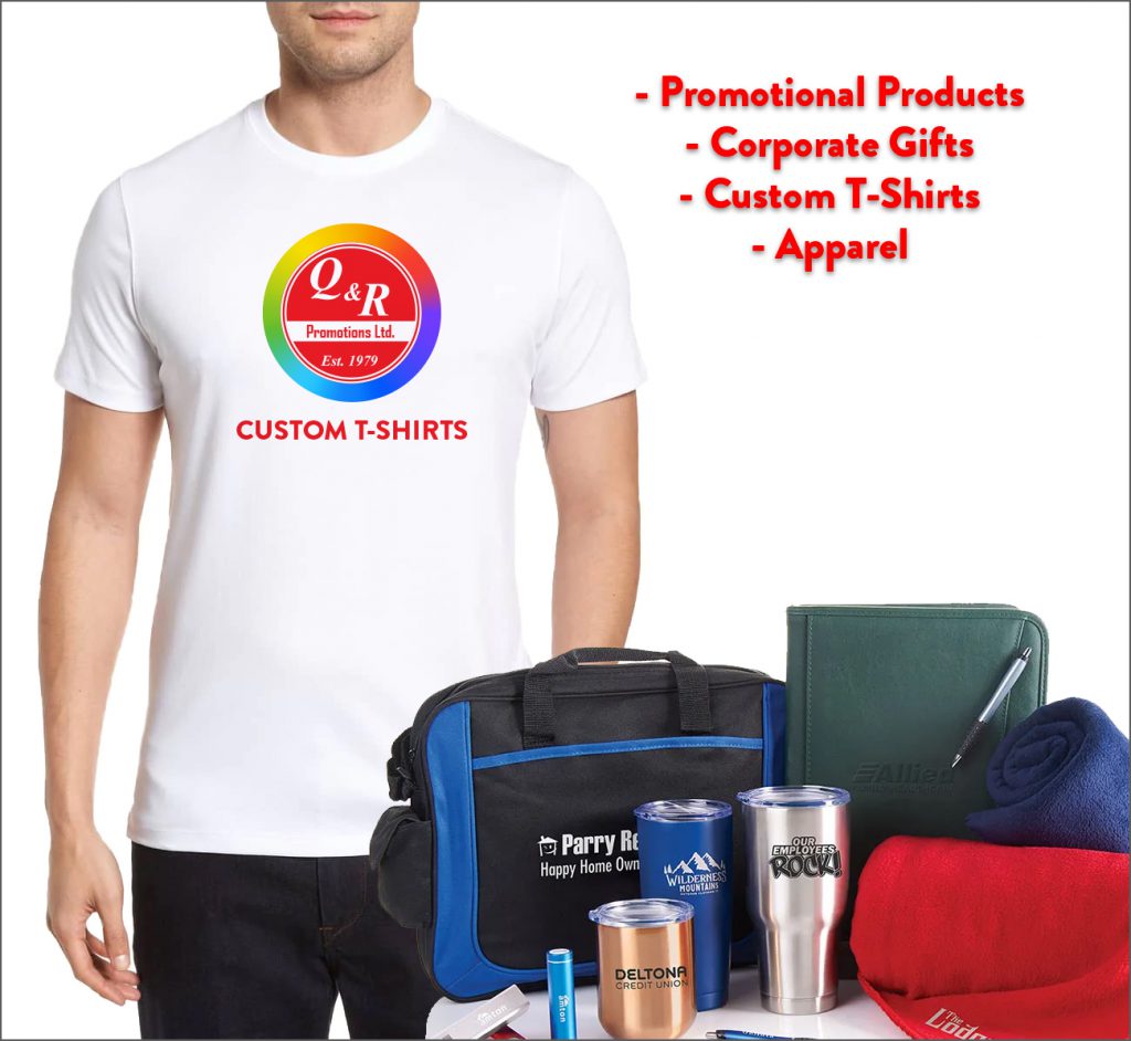 About Us, Promotional Products, Corporate Gifts, Custom T-Shirts, Apparel